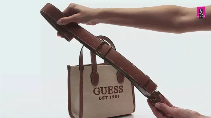 Видеообзор I Женские сумка с ручками тоут GUESS SILVANA MINI TOTE 3180509