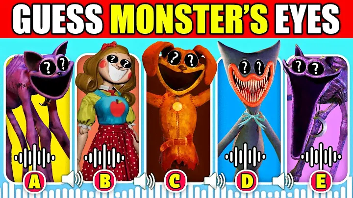 IMPOSSIBLE Guess The EYES | Poppy Playtime Chapter 3 + Smiling Critters | Catnap, Miss Delight