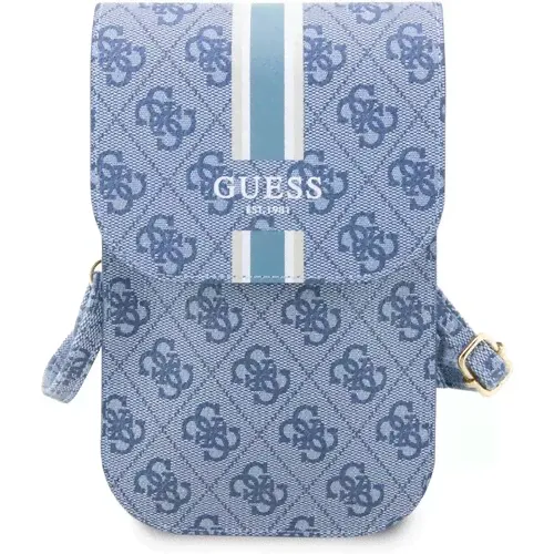 Guess Original сумка для смартфонов Wallet Bag 4G Stripes Blue (оригинал)-0