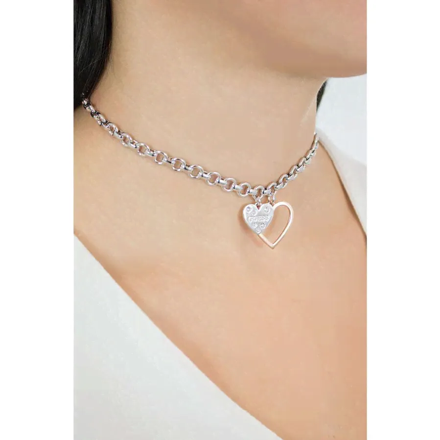 necklace woman jewellery Guess Heart In Heart UBN84014-0
