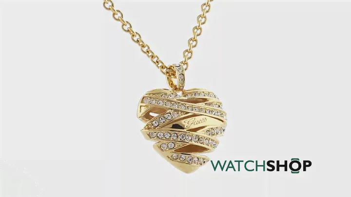 Guess Jewellery Ladies' Gold Plated Necklace (UBN21619)