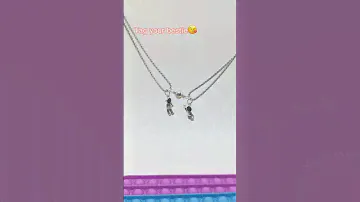 Couple necklace,best friend necklace